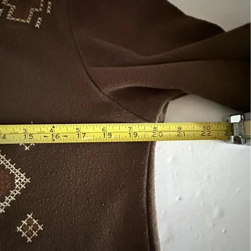 Open Jacket Vest, Small-Med, Brown Aztec - Picture 8 of 10